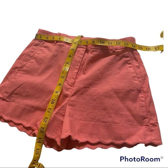 J. Crew Scallop Pink Shorts Size 4 - Picture 2 of 7